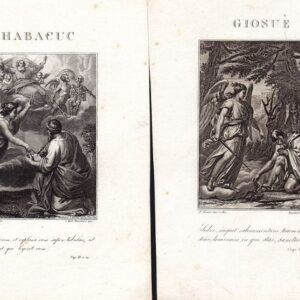 INSIEME DI 26 INCISIONI IN RAME DA SCENE E FATTI DELL'ANTICO TESTAMENTO.