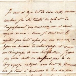 Lettera autografa firmata.